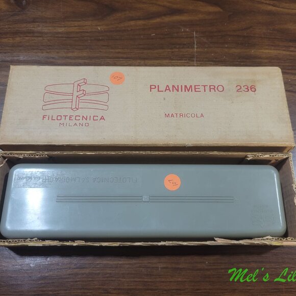 Milano Vintage Filotecnica Salmoiraghi S.p.A Planimeter 236-A w/Case - Picture 1 of 3
